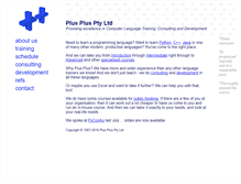 Tablet Screenshot of plusplus.com.au